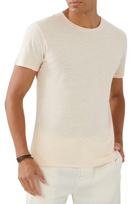 Lucio Cotton & Linen T-Shirt
